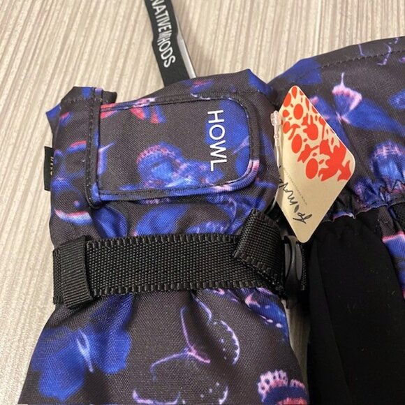 NWT Free People x Howl Fairbanks Butterfly Mittens Medium Winter Ski Snow Mitts - Picture 4 of 16
